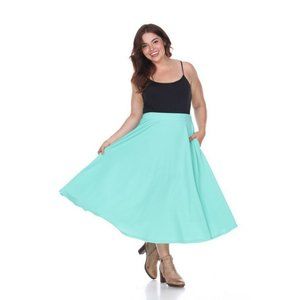 Plus Size New Mint Midi Skirts Multisize WM 709